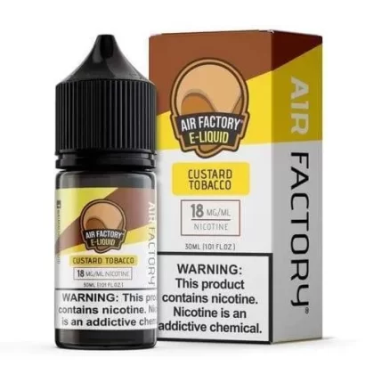 Air Factory Salt Custard Tobacco eJuice | 30mL - Vape Product; Vape Product, Vape Product