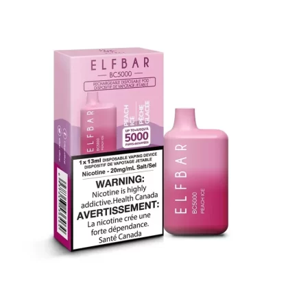 ELF BAR BC5000 Disposable Vape – Peach Ice - Ecigpremium