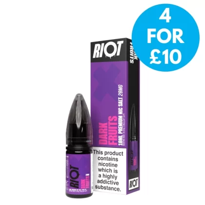 20mg (2%) Riot X E-liquid 10ml Nic Salts - Vape Co