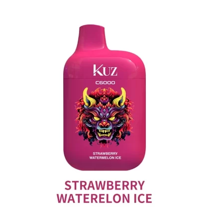 KUZ C6000 PUFFS – STRAWBERRY WATERELON ICE - Ozvapeone (DCBDAF)