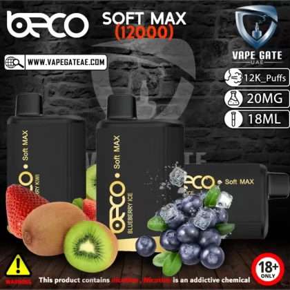 BECO SOFT MAX DISPOSABLE VAPE (12000 PUFFS) - 50 mg / Mango Peach