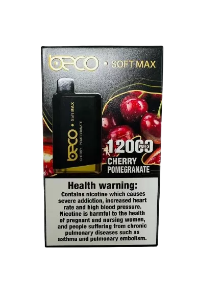 BECO SOFT MAX DISPOSABLE VAPE (12000 PUFFS) - 50 mg / Mango Peach - Image 3