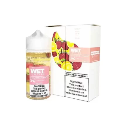 WET LIQUIDS Strawberry Lemon E-liquid 100ml - Vape Product, Vape Product