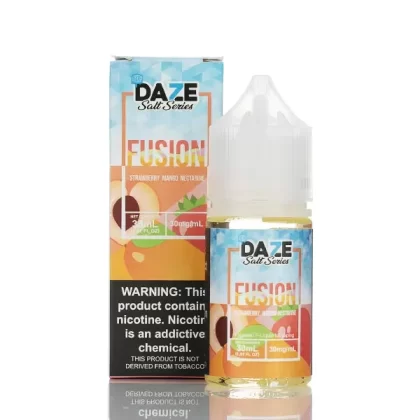 7 Daze Fusion TFN Salt - Strawberry Mango Nectarine ICED - 30ml - 50mg