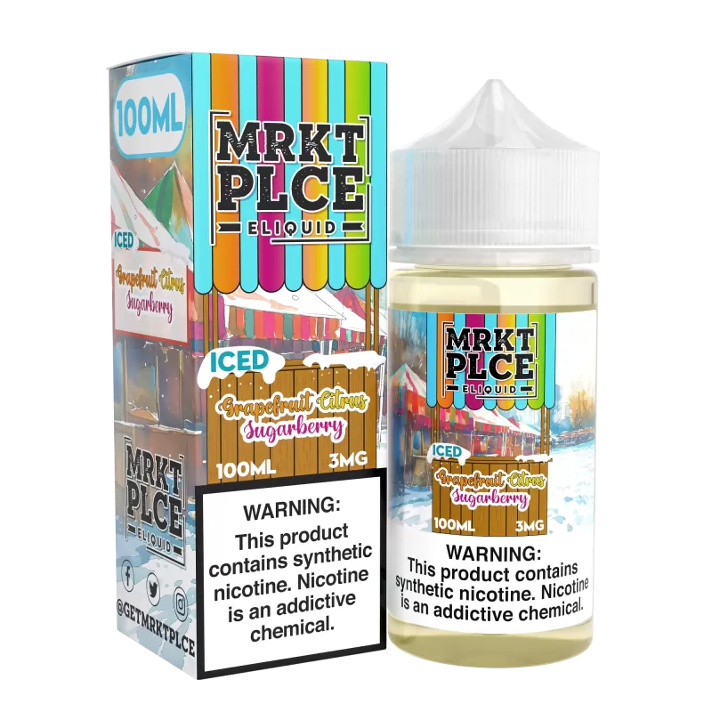 MRKTPLCE - ICED Grapefruit Citrus Sugarberry - 100ML E-Liquid