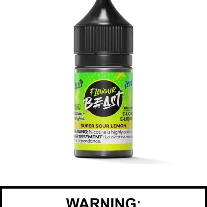 Super Sour Lemon Iced by Flavour Beast Salts