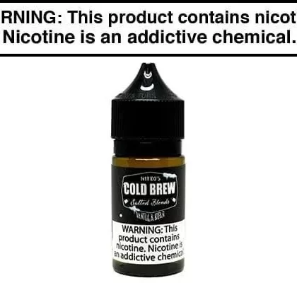 VANILLA BEAN BY NITRO’S COLD BREW SALTS 30ML - Vapejuice