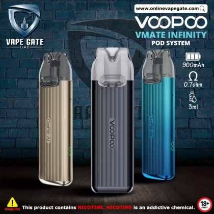 VOOPOO Vmate Infinity Pod System - Golden Brown, Dark Grey