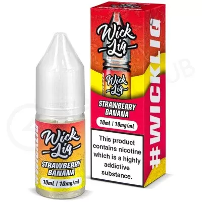 Strawberry Banana Nic Salt E-Liquid by Wick Liq Bar Juice