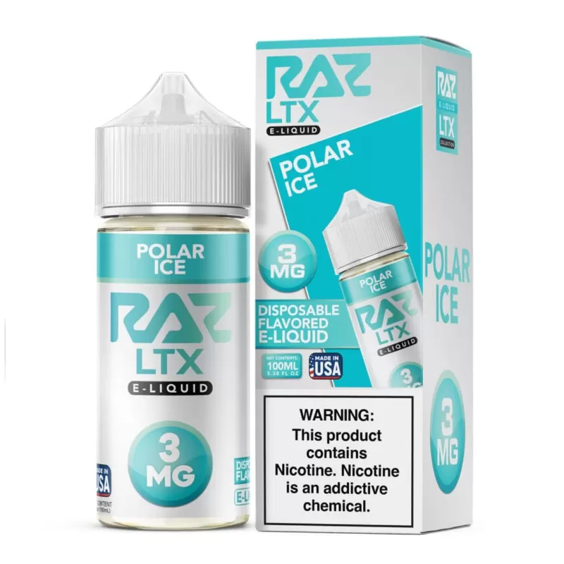 Pod Juice X Raz LTX Polar Ice Tobacco Free Nicotine 100ML E-Juice - Ecigmafia