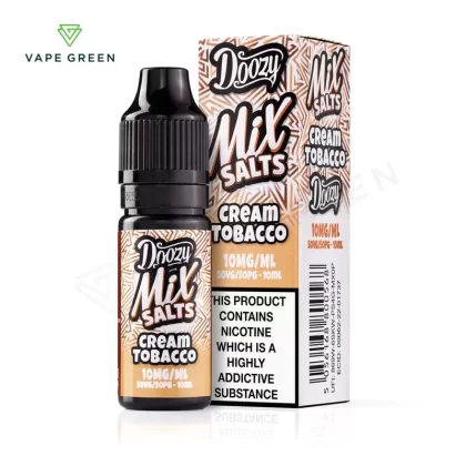 Cream Tobacco Nic Salt E-Liquid by Doozy Mix Salts - Eliquidsupply