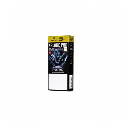 Urban Tale x Lost Mary Xplore Replacement Pods 3Pk Dual Mesh - Pack Of 3 - 0.6ohm Dual Mesh, Pack Of 3 - 0.8ohm Dual Mesh