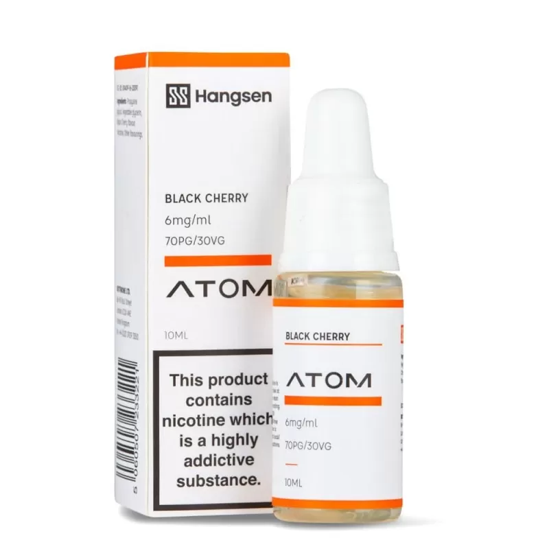 Black Cherry E-Liquid Atom Series by Hangsen (10ml) - 0mg