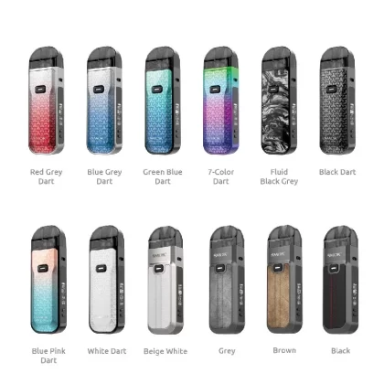 SMOK NORD 5 POD VAPE KIT - Colour#Black>Brown>Black Dart>Beige White>Blue Pink Dart>7 Colour Dart>Red Grey Dart>Grey Dart>White Dart>Fluid Black Grey>Blue Grey Dart>Blue Green Dart