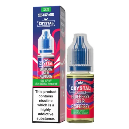Blueberry Sour Raspberry Nic Salt by Crystal Original
