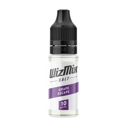 Wizmix Salt Grape Escape - 10ml - 20mg - Vape Product (18271C)