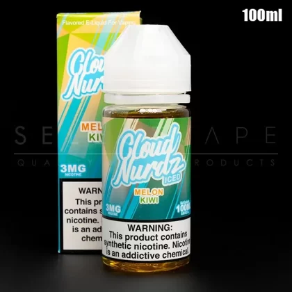 Cloud Nurdz – Melon Kiwi Iced Eliquid 100ml