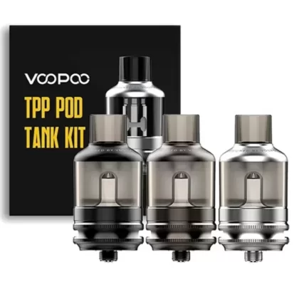 Voopoo TPP Pod Tank Kit - Colour#Black>Gunmetal>Silver
