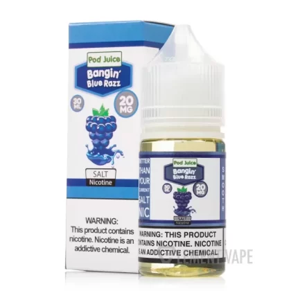 Bangin Blue Razz – Pod Juice – 30mL - Ecigpremium
