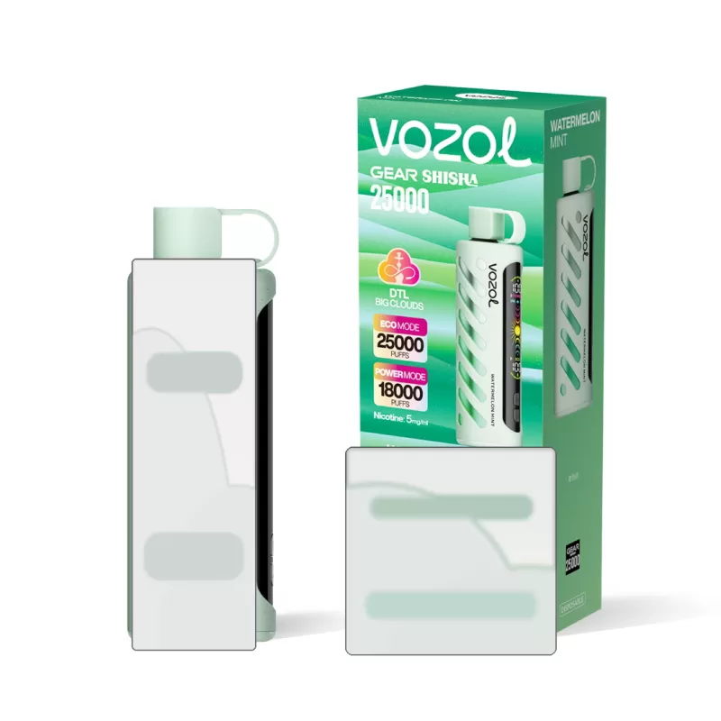 Vozol GEAR SHISHA 25000 | 25k dual mode 25000 puffs, smart screen bulk disposable vape - Aiviouvapes - Image 3