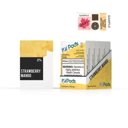 ZPODS – STRAWBERRY MANGO - Nicotine Strength#20 MG