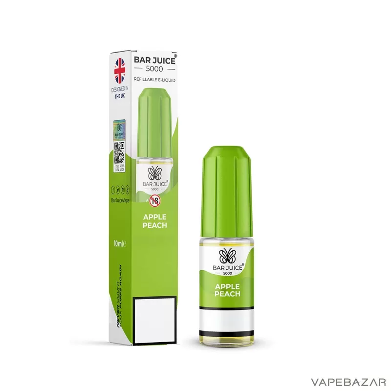 Bar Juice 5000 Nic Salt – Apple Peach - 20mg/ml, 10mg/ml; Glycerin, Nikotin-Benzoat - Image 3