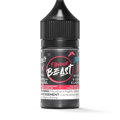 Flavour Beast E-Liquid – Savage Strawberry Watermelon Iced – 30 ML - Ecigdepot