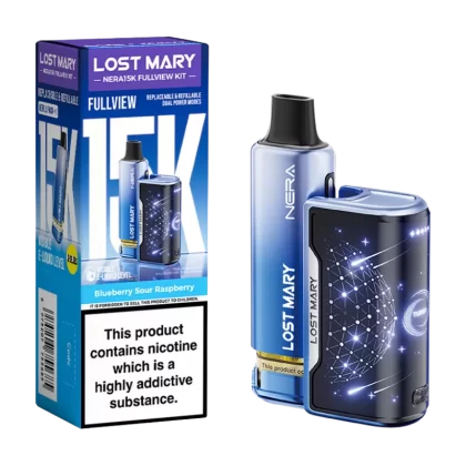 Lost Mary NERA15K Kit - Blueberry Sour Raspberry - Ecigwizard