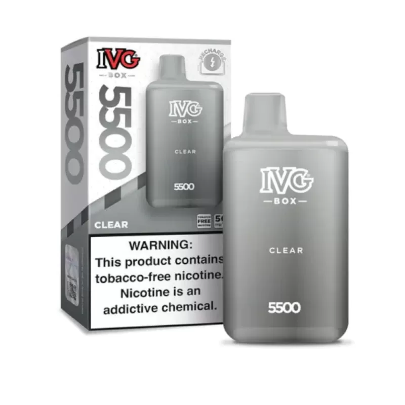 IVG Box Clear Disposable Vape 5500Puff