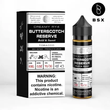 Glas BSX Butterscotch Reserve eJuice - Vape Product; Vape Product, Vape Product