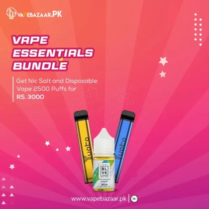 Bundle # 2⚡ Grab Nic Salt + 2500 Puffs Disposable Vape for Just Rs.3000! Hurry! 🏃
