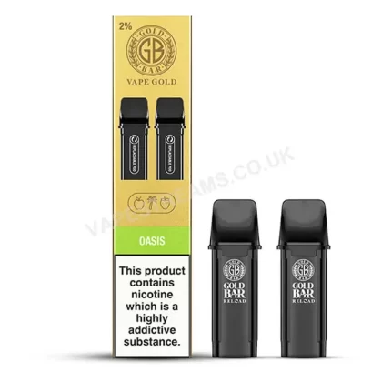 Gold Bar Reload Oasis Prefilled Pod - Vapestreams Co