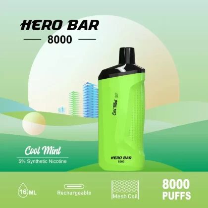 HERO Bar 8000 - Watermelon Ice - Skullvaping