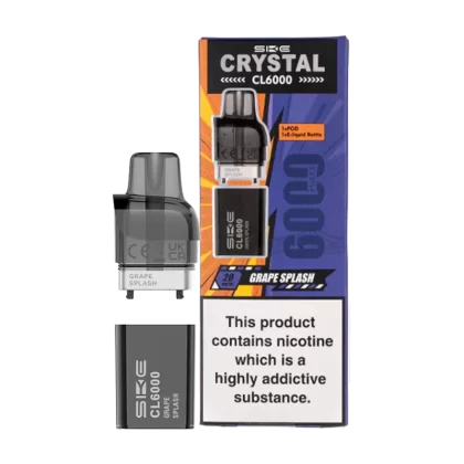 Grape Splash SKE Crystal CL6000 Pods - 20mg