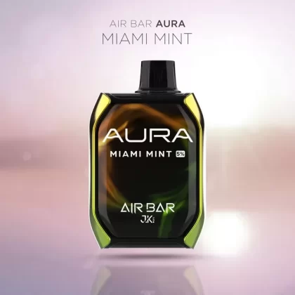 AirBar Aura Disposable Vape – Miami Mint 50mg (25000 Puffs)