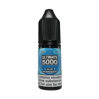 Blue Raspberry Saltnic vape Juice by Ultimate 5000 - 10 Pack - Strength 10mg