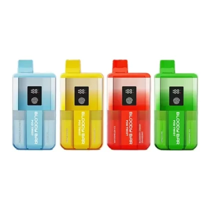 Bloody Bar Pod Twist 20k Rechargeable Vape Kit 20MG 20k Puffs E-Cig – Pack Of 5x