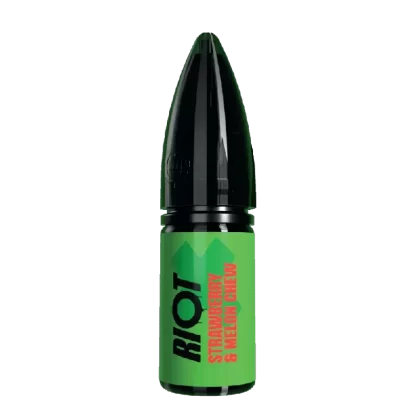 Riot X Nic Salt E-Liquid Strawberry & Melon Chew - Nicotine Strength#20mg>10mg>5mg