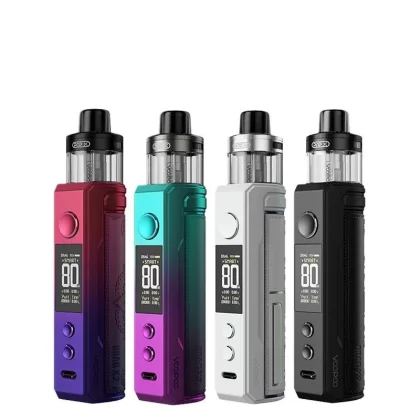 VooPoo DRAG X2 Pod Kit - Color#Sky Blue>Pearl White>Glow Pink>Modern Red>Gray Metal>Spray Black>Colorful Silver (8CE398)