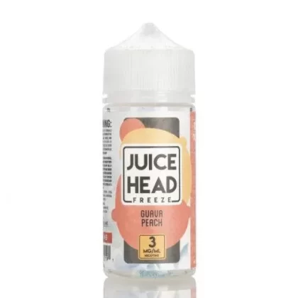 Juice Head Freeze – Guava Peach 100ml - Strength#0mg>3mg>6mg