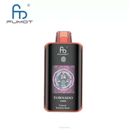 Fumot Tornado 25000 vaporizadores desechables explosión del arco iris tropical – 022413 Fumot Vape Online Shop