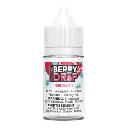 Berry Drop Ice Salt Nic E-Liquid – Pomegranate 30ml - Nicotine Strength#12mg/ml>20mg/ml