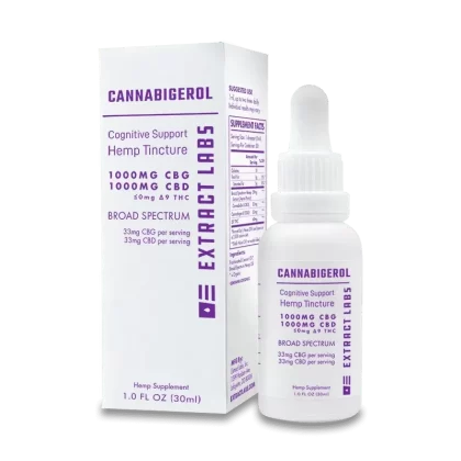 Extract Labs CBG Oil | Cognitive Support | Broad Spectrum - Vape Store