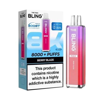 The Crystal Bling Max 8000 Prefilled Vape Kit - Hubba Bubba