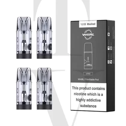 UWELL WHIRL F REPLACEMENT PODS – 4 PACK