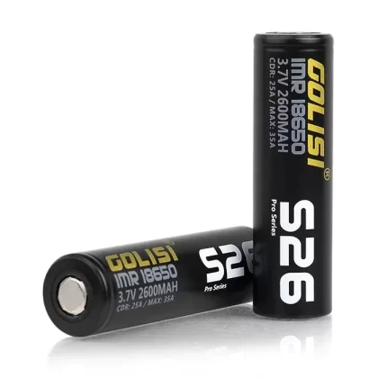 Golisi S26 18650 2600mAh 25A IMR Battery