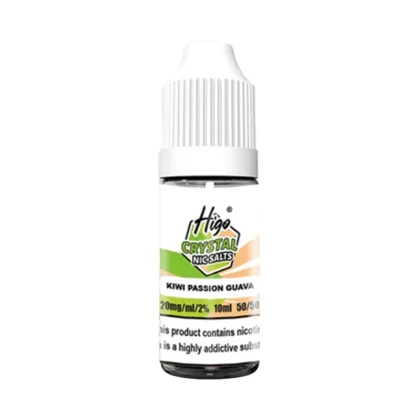 Higo Crystal Kiwi Passion Guava Nic Salt Vape Juice - 10mg
