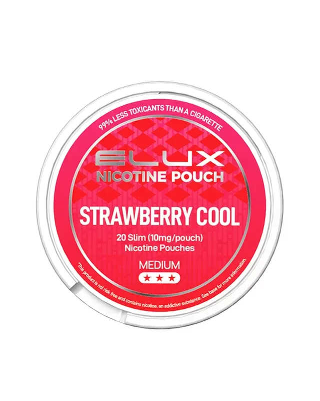 Elux Strawberry Cool Nic Pouches - Vape Product, Vape Product
