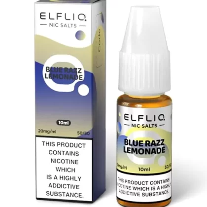 Blue Razz Lemonade Nic Salt E-Liquid - ElfLiq - 10mg - PG 50%