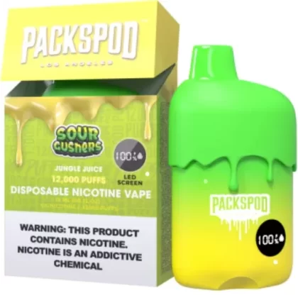 Packspod Disposables [12000 puffs] – Sour Gushers - Vape Store